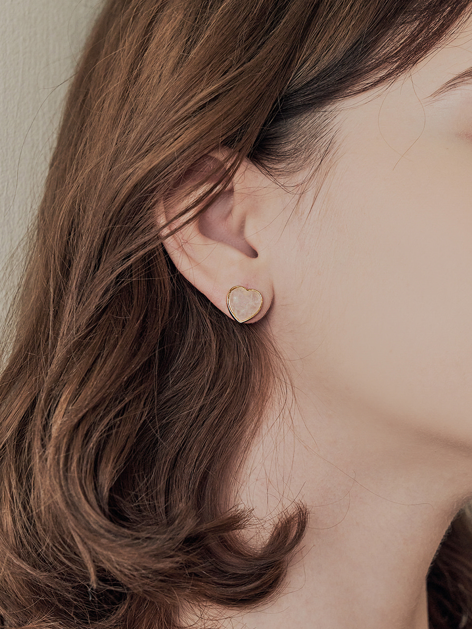 [우주소녀 보나 라치카 가비 착용] rosie heart earring