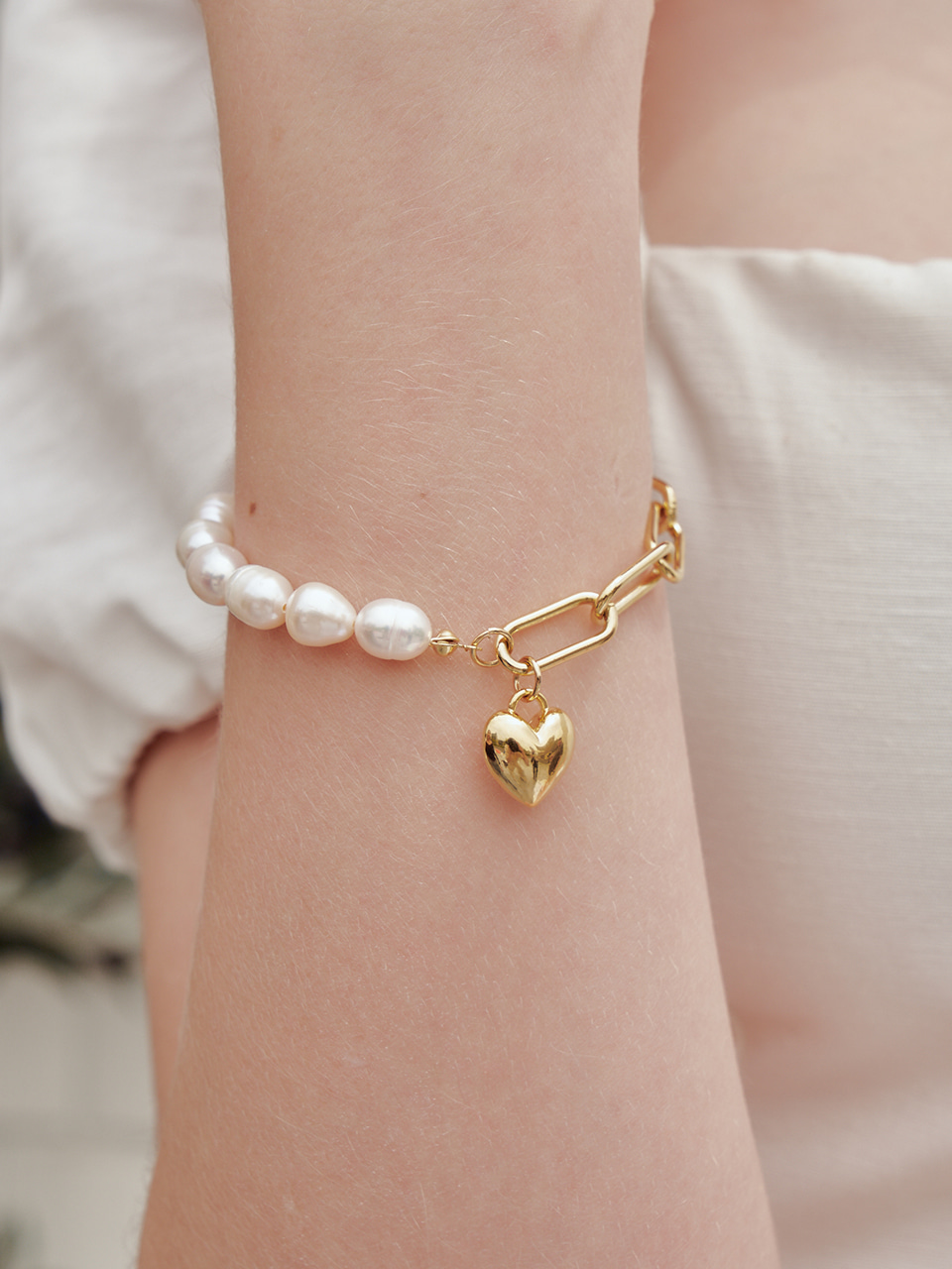 [김민주 착용] darling pearl bracelet